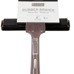 Redesign Rubber Brayer 6″ Redesign with Prima Brushes & Tools Gaysha Chalk Paint 