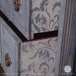 Scrollallover Furniture Stencil Royal Design Studio Stencils Gaysha Chalk Paint 