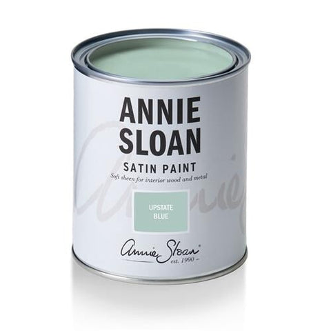 Upstate Blue Satin Paint 750ml Satin Paint Gaysha Chalk Paint 