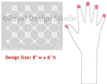 Victorian Grillework Stencil - Standard Size Royal Design Studio Stencils Gaysha Chalk Paint 